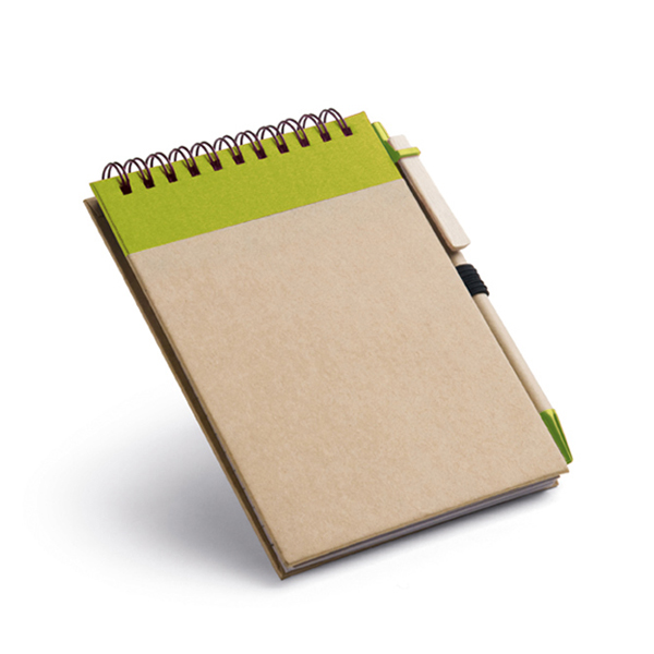 Eco notitieboekje met pen